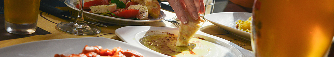 Eating Mediterranean Middle Eastern at SAJJ Mediterranean Menlo Park restaurant in Menlo Park, CA.